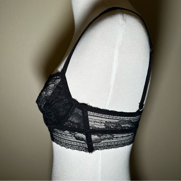 Free People - Intimately FP Sorento Longline Underwire Demi Bra - black - Picture 6 of 9